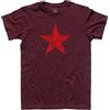3stylershop T-Shirt Uomo Stella Rossa Vintage - Red Star