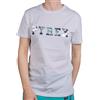 PYREX ORIGINAL - T-Shirt da Donna in Cotone, Girocollo, Manica Corta, Logo Frontale Riflettente - Art.45164 (Bianco, M)
