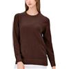 Simple&Opulence Maglia da Donna a Girocollo, ciniglia Calda per Donna, Maglione Invernale a Maniche Lunghe Casual, S-XXL
