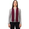 DALLE PIANE CASHMERE Mini Sciarpa Donna 100% Cashmere - Bordeaux