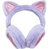 SEDEX Paraorecchie Bambina Invernale Copriorecchie Unicorno Ragazze Fascia Scaldaorecchie Gatto Bimba Pelosa Pelliccia Donna Inverno Peluche Protezione Carino Fluffy Para Orecchie per Bambini Scaldino