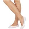 POMPEA 9 Paia Salvapiede Unisex Cotone, Bianco 39/42