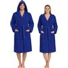Nada Home Accappatoio Unisex in Spugna 100% Cotone 400 gr con Cappuccio - Morbido e Assorbente, con Cintura, Tasche e Appendino - Uomo Donna Adulto