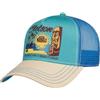 Stetson Mahalo Truckercap Snapback Donna Uomo Estate Inverno, Azzurro, Taglia unica