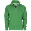 CHEMAGLIETTE! Felpa In Cotone Con Mezza Zip In Payper Miami Per Uomo [Jelly Green ,Medio]