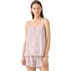 Noidinotte; more than pyjamas Noidinotte - Pigiama Donna Estivo in Cotone Articolo Bloom. - XS Rosa