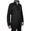 VEQUÈ Giacca Invernale da Uomo Linea Sartoriale Trench Lungo Elegante Soprabito Con Gilet Interno Removibile Cappotto Classico Giubbotto Casual Impermeabile