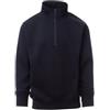 SADISRLS Payper Carson Felpa da Uomo Mezza Zip Intera Cotone e Poliestere Garzata 260 gr per Autunno Inverno Lavoro Casual (IT, Testo, M, Regular, Regular, Blu Navy)