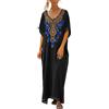 L-Peach Donna Kaftan Abito Lungo da Spiaggia Parei Copricostume Copribikini Cover Up Beachwear