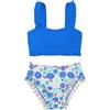 BeLikeFish Bikini Bambina, Costume 2 Pezzi 5-14 Anni, Asciugatura Rapida, Fantasia Carina
