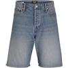 JACK & JONES Short in Denim con Gamba Leggermente più Lunga e Morbida. vestibilità Morbida e Chiusura con Bottone.