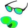 PapaViva Lenti di ricambio per Oakley Latch OO9265, Verde bluastro., Latch