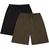 HomyComy Pantaloncini da Pigiama da Uomo Pantaloni Corti in Cotone Pantaloncini a Quadri Pigiama da Uomo con Tasche