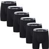 JINSHI Boxer bambù Lungo Uomo Mutante Intimo Pantaloncini Microfibra Slip Trunk Pacco di Grande Taglia