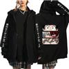 zhedu Felpe con Zip My Hero Academia Anime Cartoon Stampato Uomo Donna Giacche Stile College Manica Lunga personalità Pullover Capispalla per Giovani Allentato Streetwear (Color 03,S)