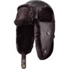 Harssidanzar Cappello da Aviatore in Pelle per Uomo e Donna Cappello Invernale in Pelle di Agnello Shearling Cappello da Trapper con copriorecchie CU603EU