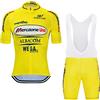 RDCYCLIST Marco Pantani Vintage Pro Team Mercatone Uno Maglia da ciclismo da uomo Completo, maglia da bicicletta traspirante per bici da strada,pantaloncini con bretelle kits (3XL)