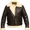 AAOutfitz Giacca bomber da uomo in shearling B3 - B3