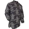 Shopoholic Fashion Camicie da Nonno da Uomo Hippie a Righe Patchwork, Camicia da Festival Colorata Lavata in Pietra