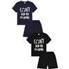 ThePyjamaFactory Can't Hear You I'm Gaming Short Black Navy 2 Pack Boys Pigiama Set PJs For Kids, Multicolore, 13-14 Years