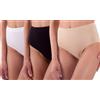 Generico Slip Midi Art. 25 Seamless Senza Cuciture SGAMBATO in Microfibra 6pz (M/L, 2 Nero 2 Bianco 2 Naturale)