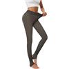 DOCUMO Collant da donna invernali foderati in pile collant caldi spessi termici a vita alta dimagrante naturale collant, Staffe in pile spesso e stretto, 300 g, colore: nero, S