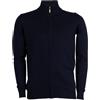 Coveri Cardigan uomo in cotone, Blu scuro XXL