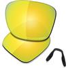 SAUCER Lenti di ricambio premium e naselli per Oakley Crossrange OO9361 | Crossrange Asian Fit OO9371 Occhiali da sole ad alta difesa - oro 24K polarizzati