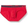Emporio Armani Side Logoband Elastic Band Lettera da Uomo, Ciliegia, L