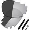 Saucer Lenti di ricambio premium per occhiali da sole Oakley Jawbone Vented Racing Jacket, Taglia unica