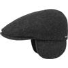 Stetson Kent Wool Copriorecchie Coppola Uomo Made in EU Cachemire Berretto con Visiera Autunno/Inverno