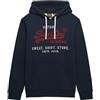 Superdry Felpa con Cappuccio da Uomo Casual Vintage con Logo Heritage