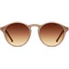 KOMONO Devon Sahara Unisex Round Cellulose Propionate Sunglasses for Men and Women with UV Protection and Scratch-Resistant Lenses
