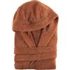 Ruoccohome Accappatoio Unisex in Spugna 100% Cotone 450 gr/mq - Modello con Cappuccio, Tasche e Cintura - Morbido, Super Assorbente per Casa, Spa e Sport - Varie Taglie e Colori