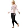 JADEA Pigiama Donna Cotone Pantalone Lungo Maglia Manica Lunga 3299 (IT, Testo, S, Regular, Regular, Standard, Rosa)