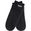 EEM Fashion EEM guanti manopole invernali da donna, 100% lana o 100% cotone, fodera termica Thinsulate, nero L