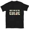 JG Infinite Warzone Meet me in The Gulag - Maglietta a maniche corte da uomo, colore: Nero