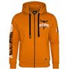 ROCK-IT Apparel® Giacca con Cappuccio da Uomo Hoodie Racer 07 Giacca di Felpa Felpa con Cappuccio Pesante Hoody Pullover S-5XL Ziphood con Zip con Cappuccio e Interno in Pile Grigio e Blu Navy