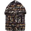 Nada Home Accappatoio uomo donna in spugna velour cinigliato con cappuccio Jacquard 7126