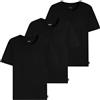 Boss Tshirt RN 3p Bamboo 10270020 0 Maglietta Intima Uomo | T-shirt uomo confezione basic, capo versatile, abbigliamento quotidiano, tessuto elasticizzato