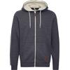 b BLEND BLEND Hulker Teddy Giacca di Felpa con Cappuccio E Fodera D'Orsacchiotto Felpa Aperta con Zip da Uomo Rivestimento Teddy