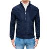 Evoga Giacca giubbotto uomo casual giubbino trench impermeabile primavera estate bomber (IT, Testo, 3XL, Regular, Regular, Blu Scuro)