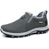 lozssnigzi Scarpe Uomo, Senza Lacci Pianta Larga Loafer e Mocassini Scarpe da Camminata Escursionismo Trekking Antiscivolo Casual in pelle Slip-on Sneakers