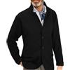 HEONSATI Felpa da Uomo Maglia Frontale Aperta Cotone Cardigan a Maniche Lunghe Elegante Lavorati Cappotti Con Cerniera Elastico Maglioni a Maglia Curvy Giacca in Maglia Slim Cappotto Uomo di Lana Calda