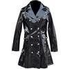 AAOutfitz Pvc Donna Impermeabile - Pvc Trench Cappotto Donna