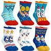 hometrixx 6 Paia Calzini Bambino Bambino Calzettoni Colorati Divertenti Animali Razzo Calze in Cotone Traspirante per Bambini Calzini 8-11 Anni