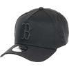 New Era Boston Red Sox MLB Black on Black 9Forty A-Frame Snapback cap