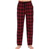 MoFiz Uomo Pantaloni Lungo Pigiama Cotone Pantaloni Morbidi a Quadretti con Tasche