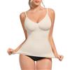 FeelinGirl Canotta contenitiva senza cuciture da donna | Comfort per tutto il giorno leggero controllo della pancia con cinghie regolabili camicia liscia le curve