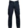 Ergos Workwear JRC Nairobi Pantalone Multitasche da Uomo Tessuto Prelavato 100% Cotone vestibilità Comoda (IT, Testo, XS, Regular, Regular, Standard, Blu Navy)